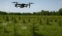 Jaunaudžu stāvokļa novērtējums ar dronu un MI palīdzību
