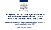 LLKA piedalās seminārā par partnerības stiprināšanu ES fondu plānošanā